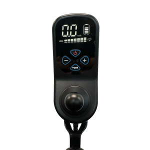 Phoenix Carbon Fiber Electric Travel Wheelchair with 360 Joystick& LCD Display