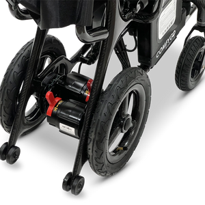 Phoenix Carbon Fiber Electric Travel Wheelchair with 360 Joystick& LCD Display