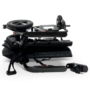 Phoenix Carbon Fiber Electric Travel Wheelchair with 360 Joystick& LCD Display