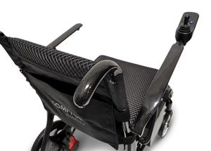 Phoenix Carbon Fiber Electric Travel Wheelchair with 360 Joystick& LCD Display