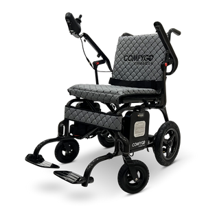 Phoenix Carbon Fiber Electric Travel Wheelchair with 360 Joystick& LCD Display