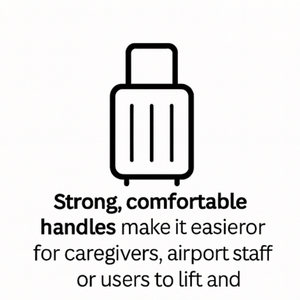 Phoenix Electric Wheelchair Travel Bag with Joystick and Controller Protection