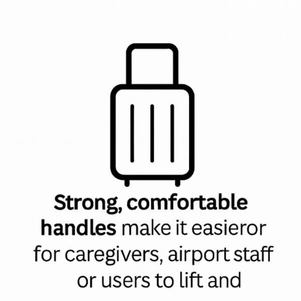 Phoenix Electric Wheelchair Travel Bag with Joystick and Controller Protection