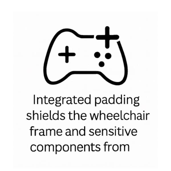 Phoenix Electric Wheelchair Travel Bag with Joystick and Controller Protection
