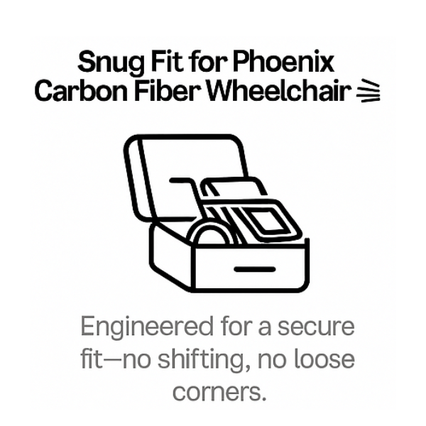 Phoenix Electric Wheelchair Travel Bag with Joystick and Controller Protection