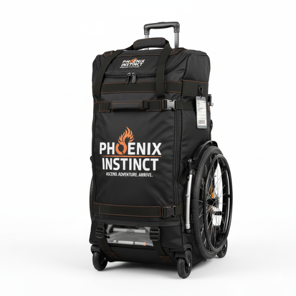 Phoenix Electric Wheelchair Travel Bag with Joystick and Controller Protection