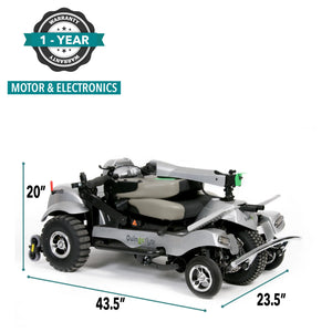 ComfyGO x Quingo Flyte Mobility Scooter with MK2 Self Loading Ramp