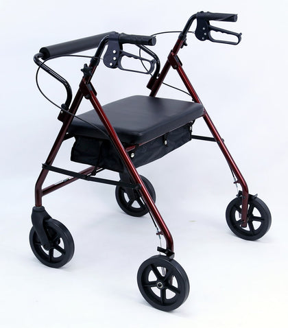 R-4800 Extra Wide Lightweight Rollator, Aluminum, 20 lbs.