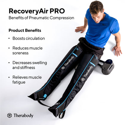 Therabody Recovery Air PRO Fully Customizable Pneumatic Compression System Gen  2
