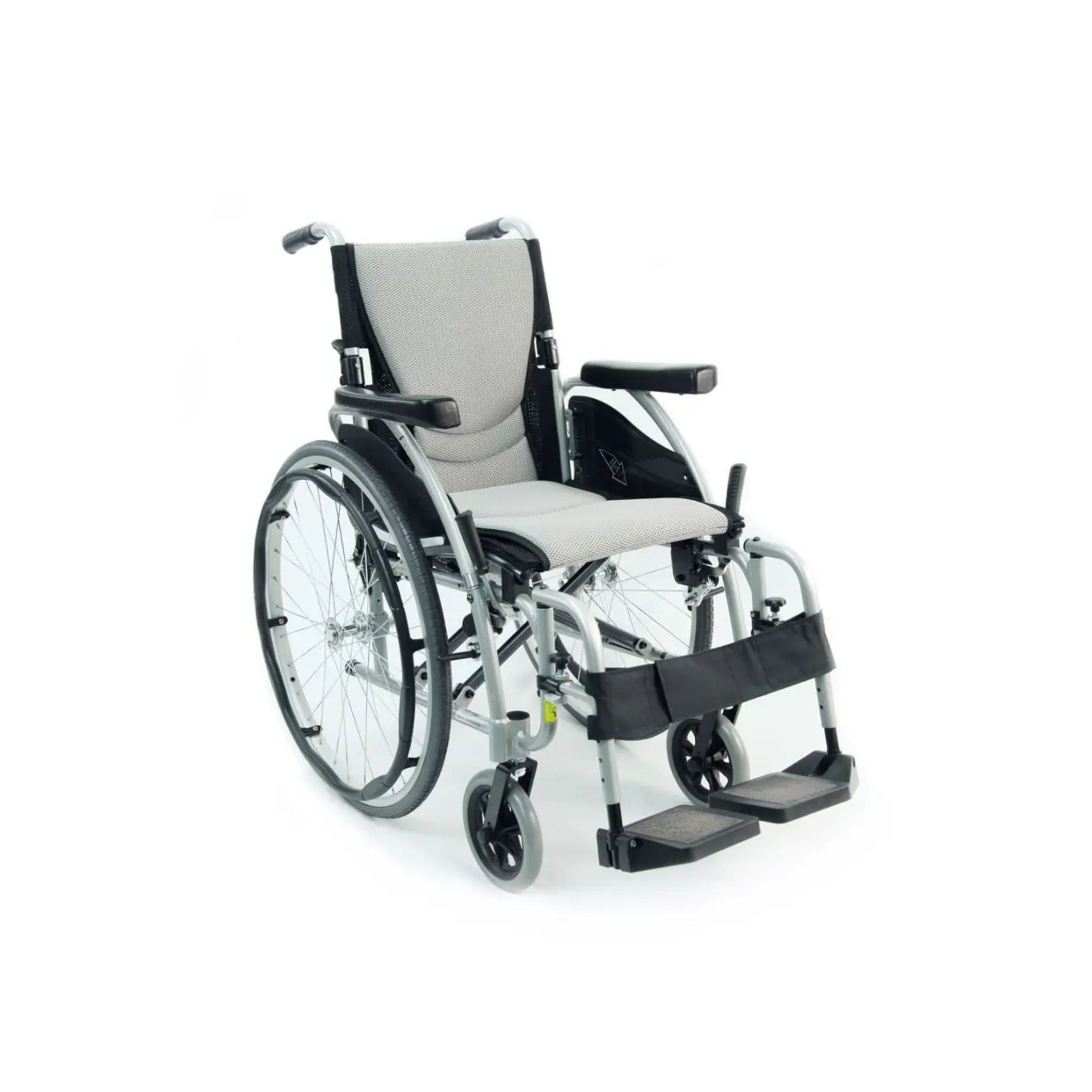 S-Ergo 125 Ergonomic Wheelchair with Flip-Back Armrest and Swing Away Footrest