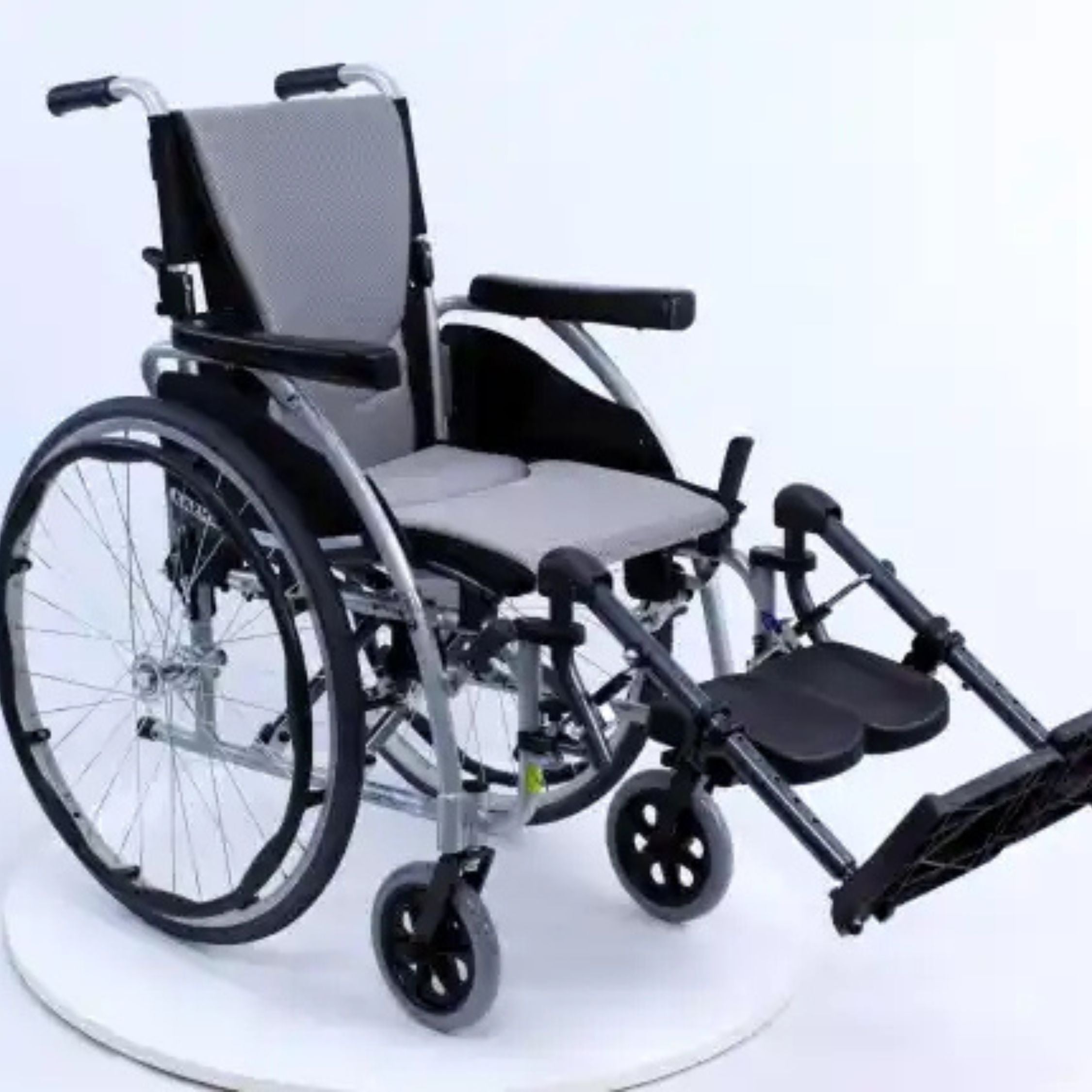 S-Ergo 125 Ergonomic Wheelchair with Flip-Back Armrest and Swing Away Footrest