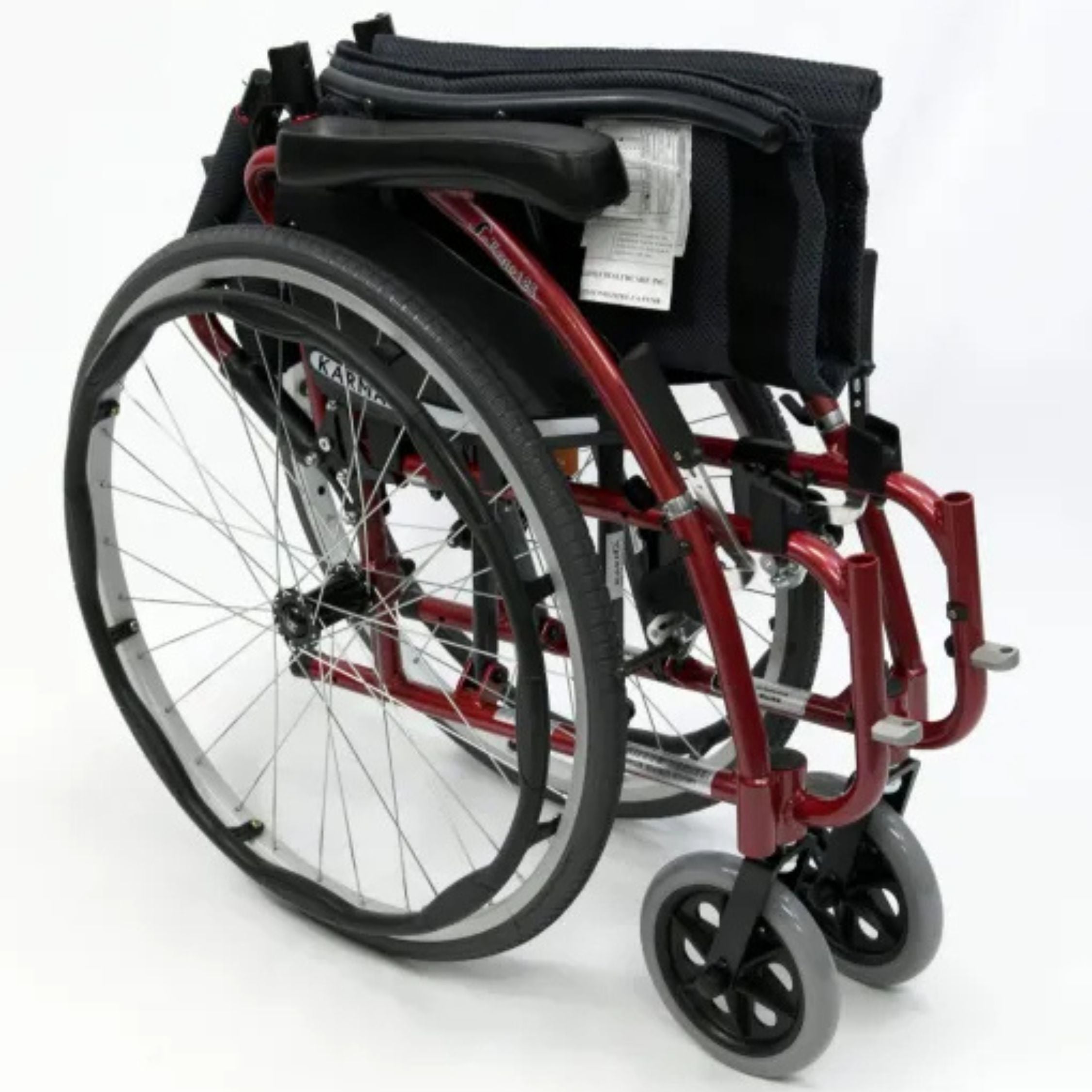 S-Ergo 125 Ergonomic Wheelchair with Flip-Back Armrest and Swing Away Footrest