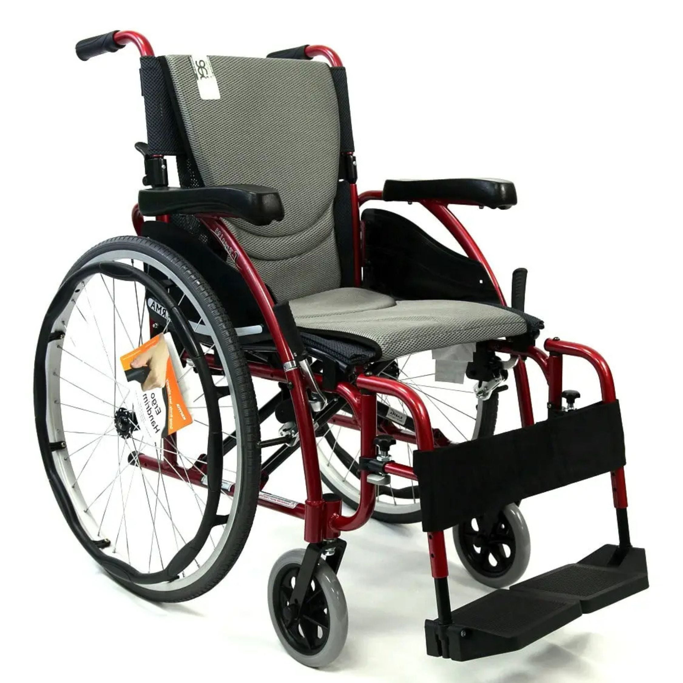 S-Ergo 125 Ergonomic Wheelchair with Flip-Back Armrest and Swing Away Footrest
