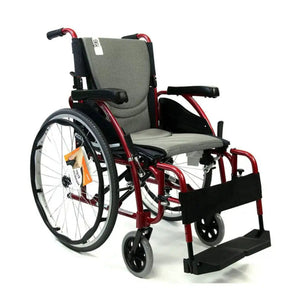 S-Ergo 125 Ergonomic Wheelchair with Flip-Back Armrest and Swing Away Footrest