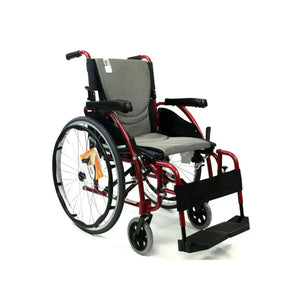 S-Ergo 125 Ergonomic Wheelchair with Flip-Back Armrest and Swing Away Footrest