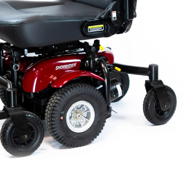 Shoprider®  6RUNNER 10" Inch Power Steer in Juicy NY Red - Brand_Rivete Advanced Recovery & Mobility -SKU