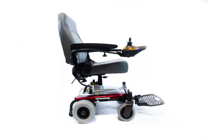 Shoprider® Smartie Power Wheelchair In Royal Blue & NY Red Apple
