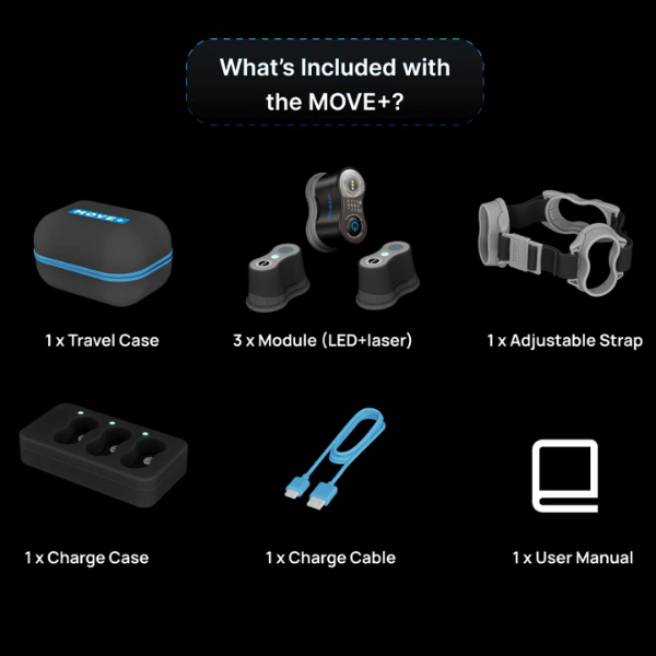 The MOVE+ Pro LED & Laser