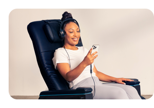 Therabody Lounger Zero Gravity Recliner with Vibroacoustic Therapy