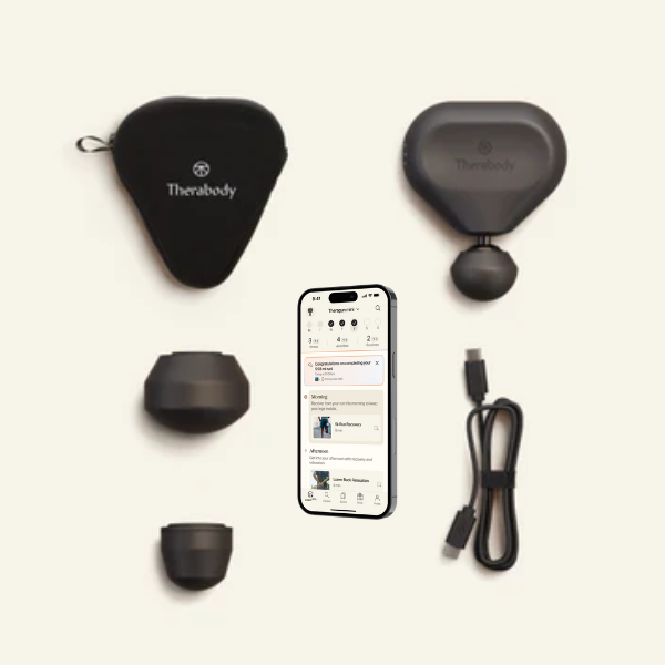 Theragun Mini (3rd Gen): Compact Percussion Massage Gun for Muscle Relief & Travel Recovery