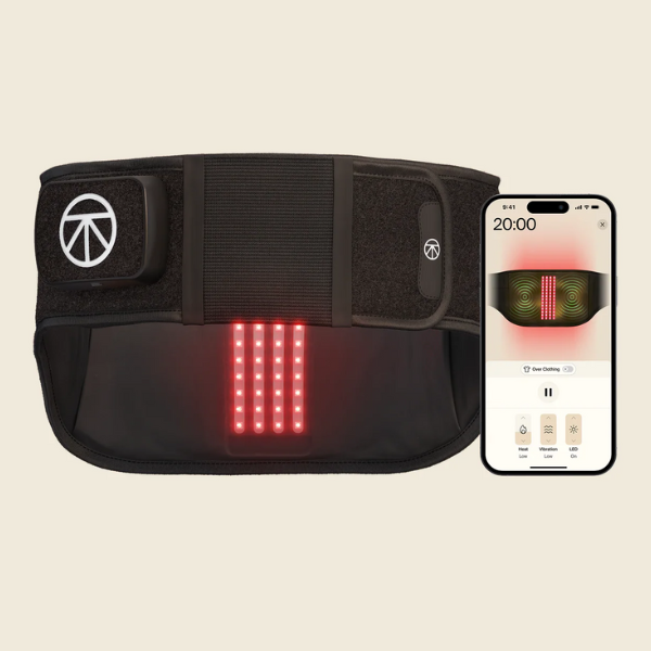 ThermBack LED | 4-in-1 Wearable Back Wrap with Heat, Infrared & Vibration