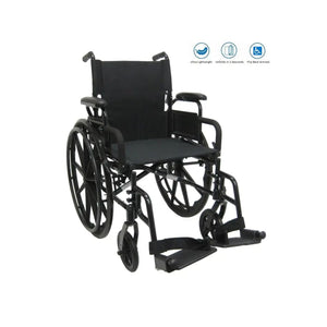 Ultra Lightweight Wheelchair with Flip Back Armrest 802-DY 30lb