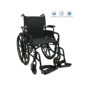 Ultra Lightweight Wheelchair with Flip Back Armrest 802-DY 30lb
