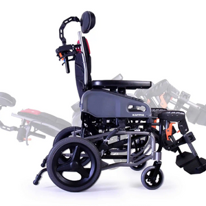 VIP2 (TR) Tilt & Recline Transport Wheelchair Ultra lightweight 43 lbs.