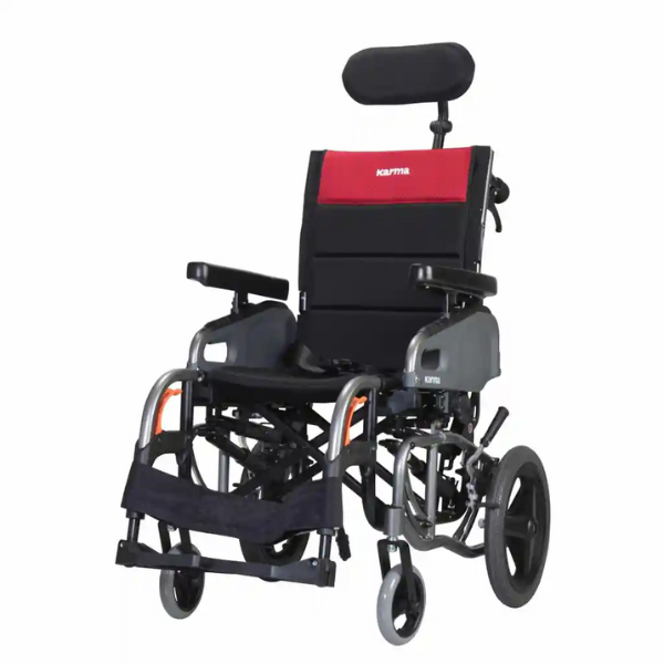 VIP2 (TR) Tilt & Recline Transport Wheelchair Ultra lightweight 43 lbs.