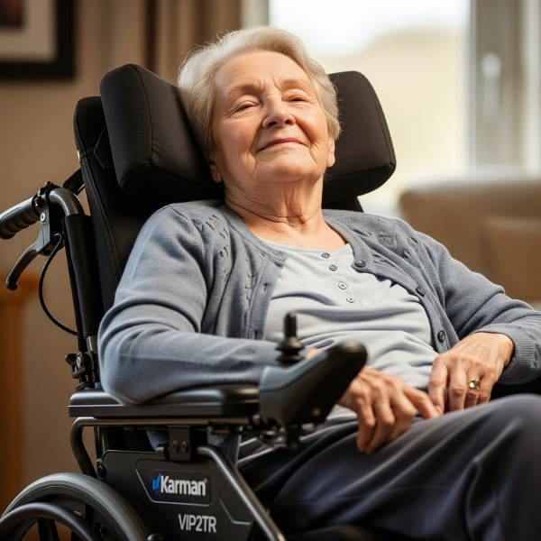 VIP2 (TR) Tilt & Recline Transport Wheelchair Ultra lightweight 43 lbs.