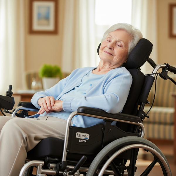 VIP2 (TR) Tilt & Recline Transport Wheelchair Ultra lightweight 43 lbs.