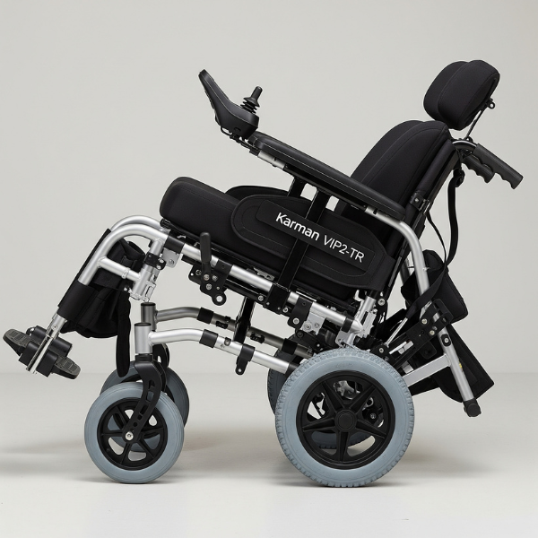 VIP2 (TR) Tilt & Recline Transport Wheelchair Ultra lightweight 43 lbs.