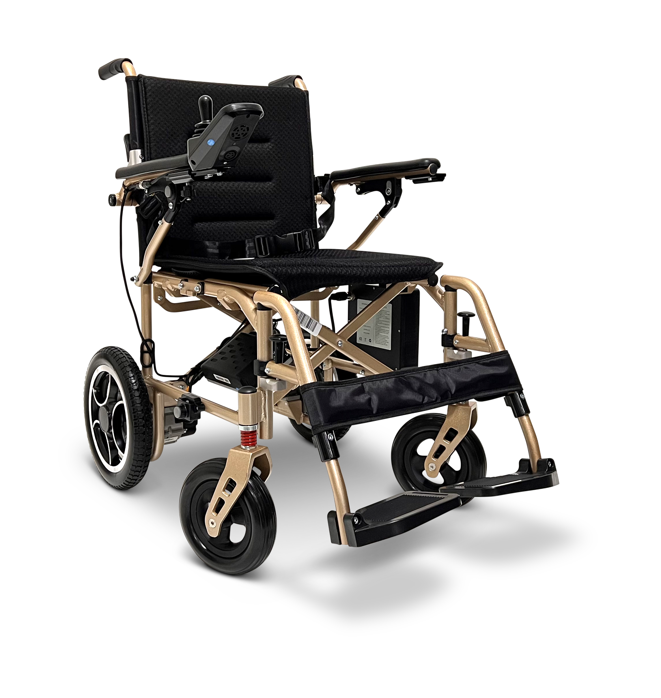 X-7 ComfyGO Lightweight Foldable Electric Wheelchair for Travel