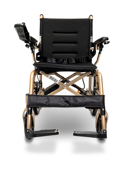 X-7 ComfyGO Lightweight Foldable Electric Wheelchair for Travel