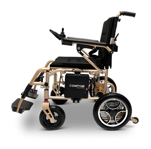 X-7 ComfyGO Lightweight Foldable Electric Wheelchair for Travel