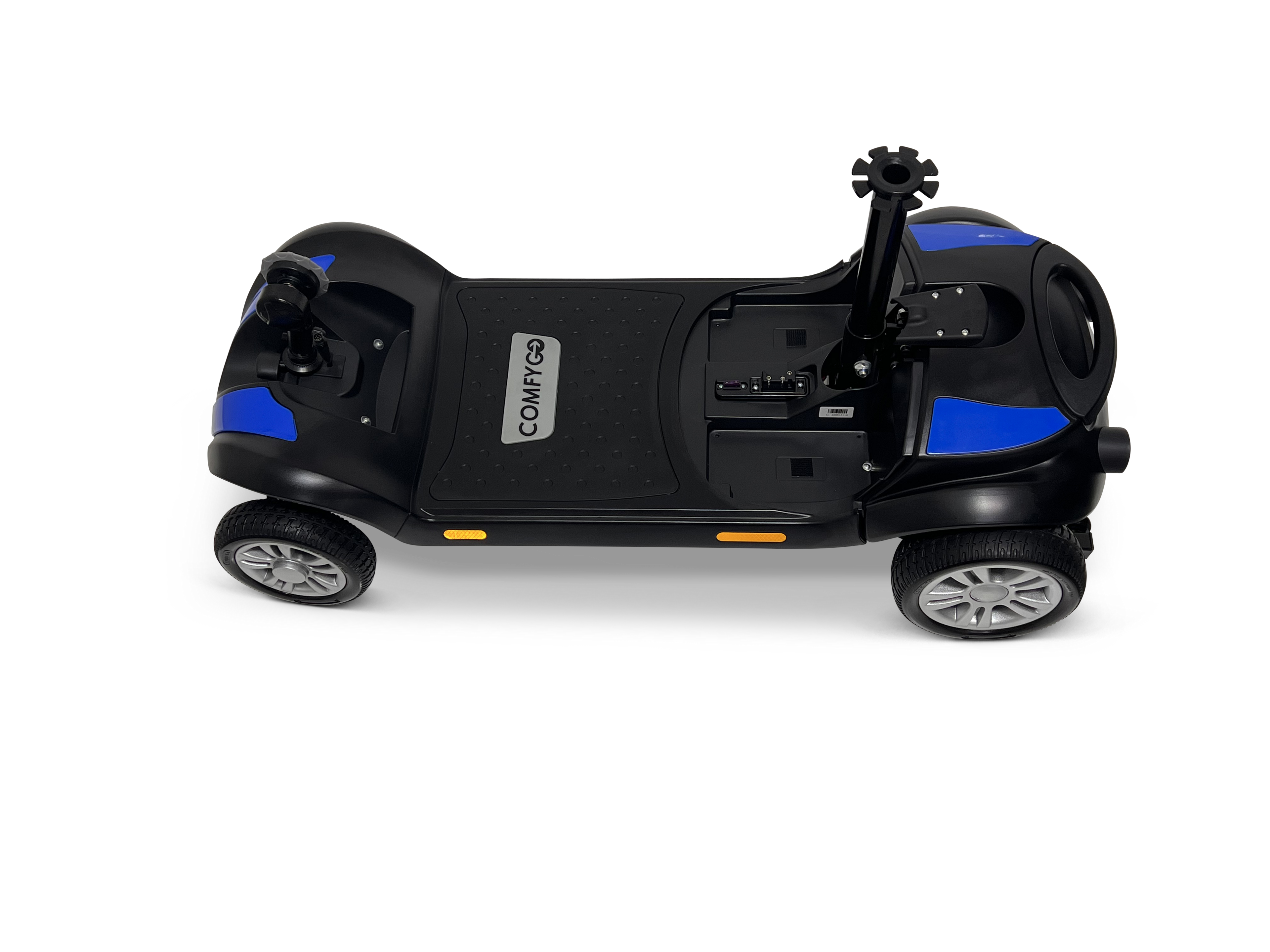 Load video: Experience freedom and independence with the Z-4 mobility scooter, designed for user-friendliness and superior performance. This scooter features simple and intuitive controls, enabling you to operate it comfortably with either your left or right hand.&lt;br&gt;&lt;br&gt; Powered by a reliable 250W bridge motor, the Z-4 ensures exceptional performance across a variety of terrains, allowing you to navigate with ease.



Embrace a new level of mobility with this versatile and reliable scooter.