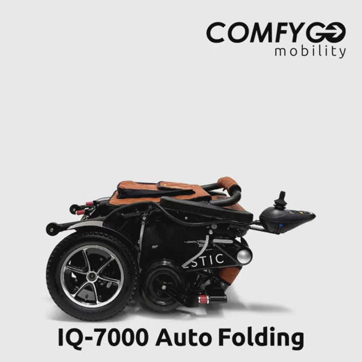 Majestic IQ‑7000 Auto‑Folding Electric Wheelchair with Brushless Motors