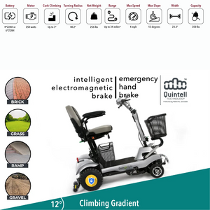 ComfyGo x Quingo Toura 2 Electric Mobility Scooter